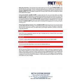 betoNEX Slurry Crystalization waterproofing 