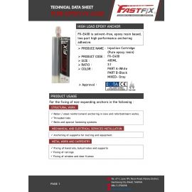 FastFix-It High Load Epoxy Chemical Anchor FX-E400