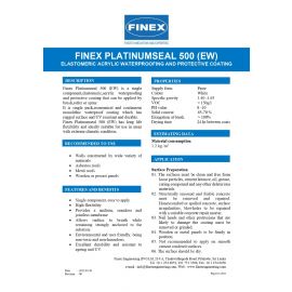 Finex Platinumseal Waterproof Coating 500 EW