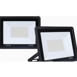 LED Flood Light  SMD High Power 100W Slim Body White/ Warm white
