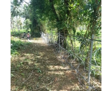 Completed Projects : Coconut Land Razor Fence for Safety - Kurunegala - Ferdimesh Hardware - 2025 