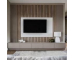 Fluted Panel TV Wall