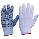 PVC Dotted Cotton Gloves One Side
