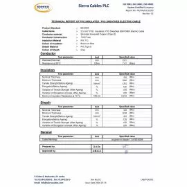 Sierra Cables 2.5mm² 7/0.67mm Single Electric Cable 300V/500V 