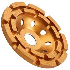 KSEIBI Diamond Cup Wheel, Double Row 115x22.2MM