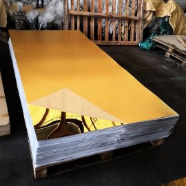 Acrylic Mirror Gold Sheets 8ft x 4ft