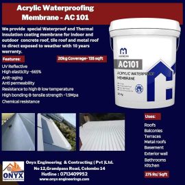 Acrylic Elastomeric Waterproofing Liquid Membrane AC 101