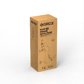 GROZ AIR OPERATED 50:1 GREASE RATIO PUMP,COMPLETE WITH 15 KG GREASE BUCKET 