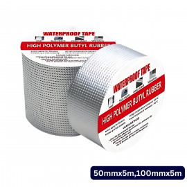 Butyl Rubber Adhesive Aluminum Film Waterproof  Tape