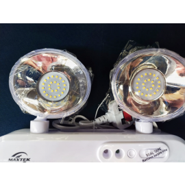 LED Emergency Spot Light Rechargeable Light 2x5W image 1