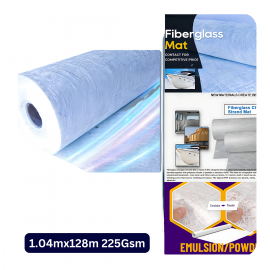 Fiberglass chopped strand emulsion mat (1.04mx128m)