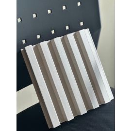 WPC Fluted Panel Bamboo Mix 10' x 8" Glitter