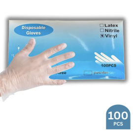 Vinyl Disposable Gloves White