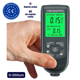 HW300 PRO Digital Paint Thickness Gauge Tester
