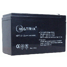 MATRIX Rechargeable Battery 12V 7Ah NP7.0-12