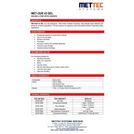 Epoxy repair motor technical sheet image 1