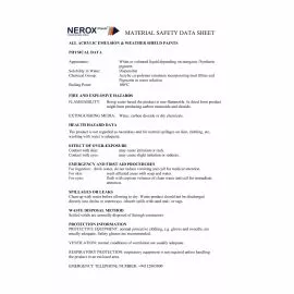 Nerox Paints Interior Acrylic Wall Filler