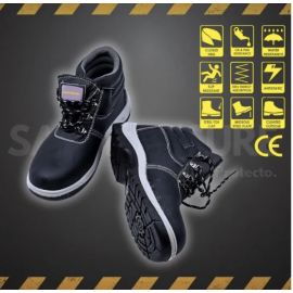 Prime Captain High Ankle Safety Shoe With Steel Toe And Mid Plate 