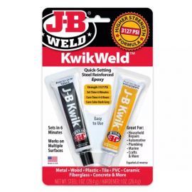 JB Weld KwikWeld Quick Setting Steel Reinforced Epoxy 2 oz (6 Min)