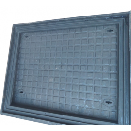 Rectangle Manhole Cover SMC Fiberglass 600 x 450 x 20mm