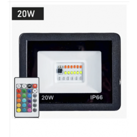 LED Flood Light  SMD RGB 20W Slim Body
