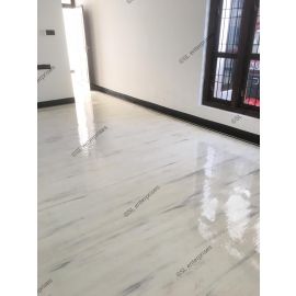 Titanium Flooring with High Gloss Ceramic Coating