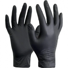 Touch Disposable Nitrile Gloves Black, Blue