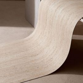 3D Travertine flex stone wall cladding panel image 6