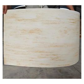 3D Travertine flex stone wall cladding panel
