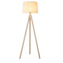 Wooden floor lamp image 1