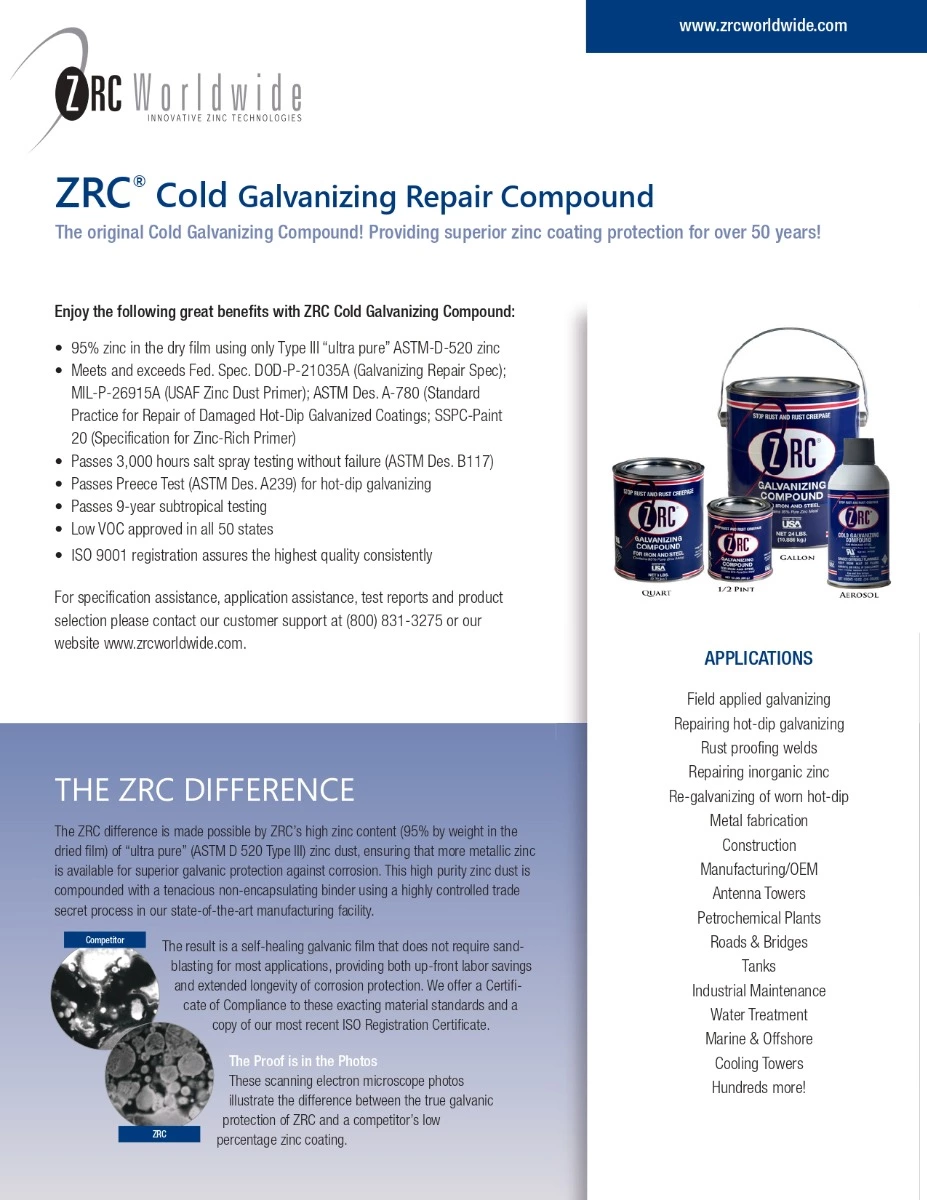ZRC Cold Galvanizing Compound