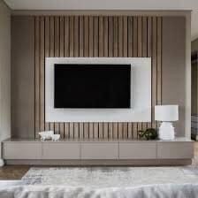 Fluted Wall Panel TV Walls